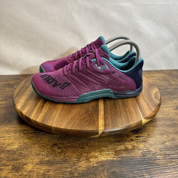 INOV-8 F-Lite 235 Power Heel Womens Size 7 Purple Teal Training Running Shoe EUC - Picture 3 of 8